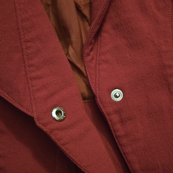 Vintage Thierry Mugler Red Wool Hourglass Blazer Jacket - Picture 9 of 16